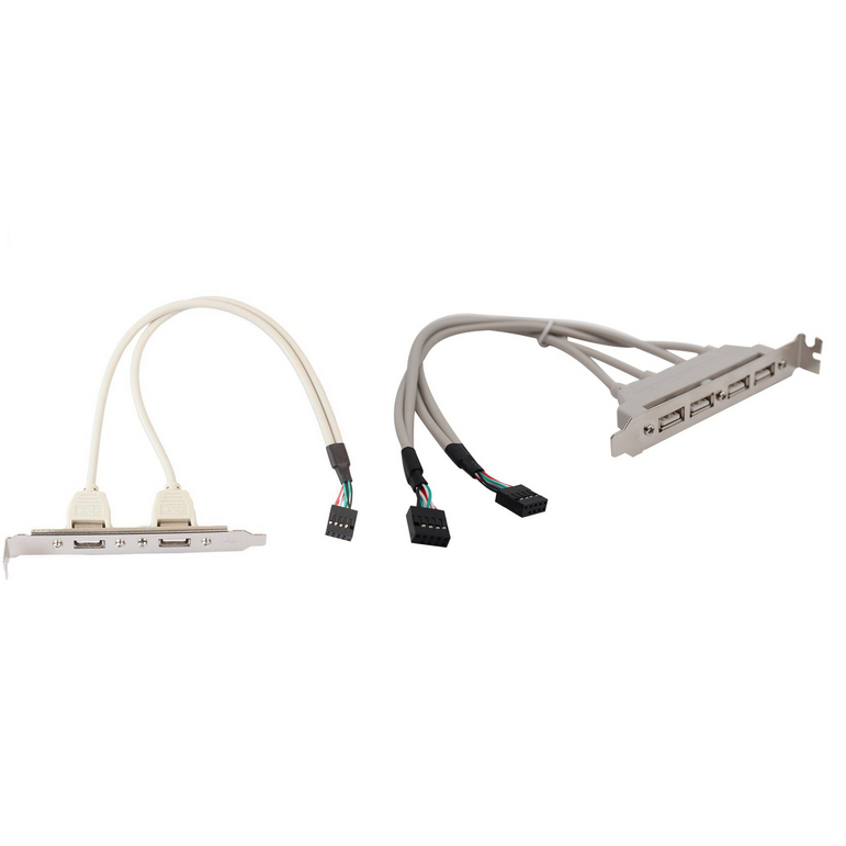 9 Pin Header to 2 Port/4 Port USB 2.0 Bracket | Shopee Malaysia