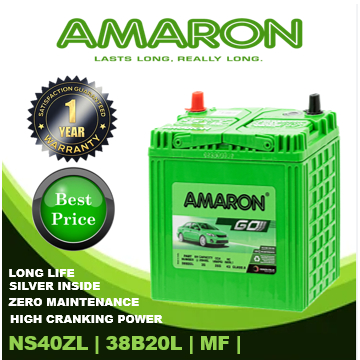 AMARON NS40ZL MF BATTERY - 38B20L For Myvi Battery Alza Battery Bateri ...