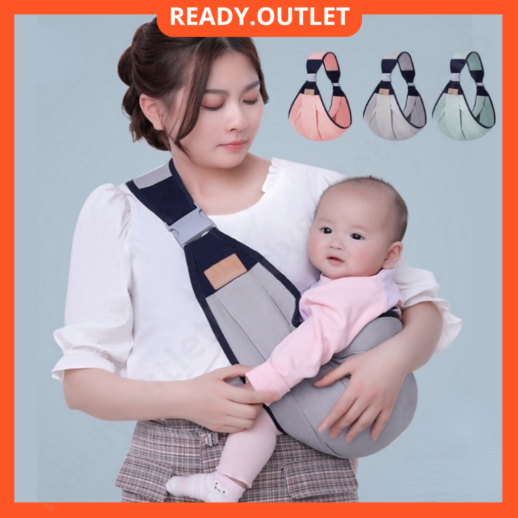 MY 24HRS🚚 Baby Carrier Wrap One Shoulder Slings Mesh Breathable Easy to ...