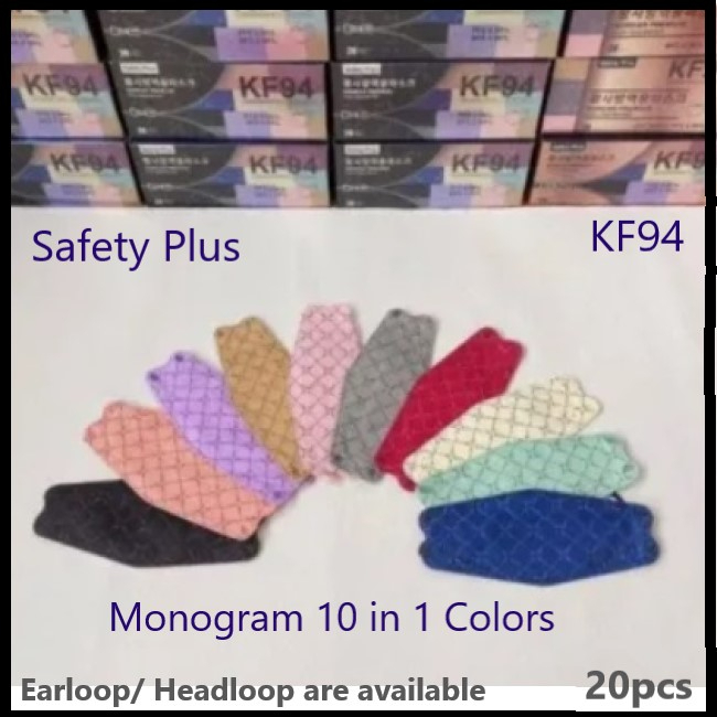 [Ready Stock] SAFETY PLUS 4 PLY KF94 PREMIUM DISPOSABLE ADULT FACE MASK