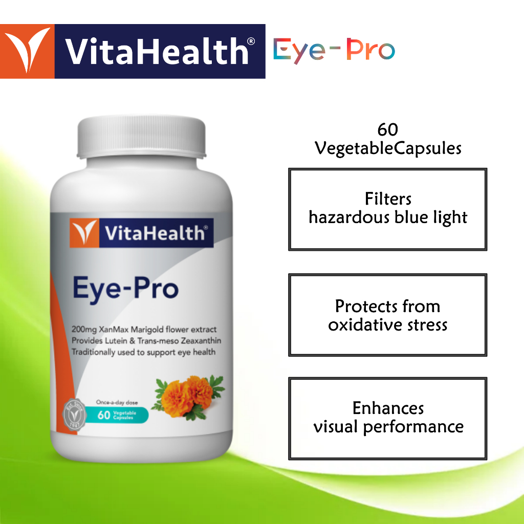 VitaHealth Eye-Pro High strength Lutein 20mg 60's | Shopee Malaysia