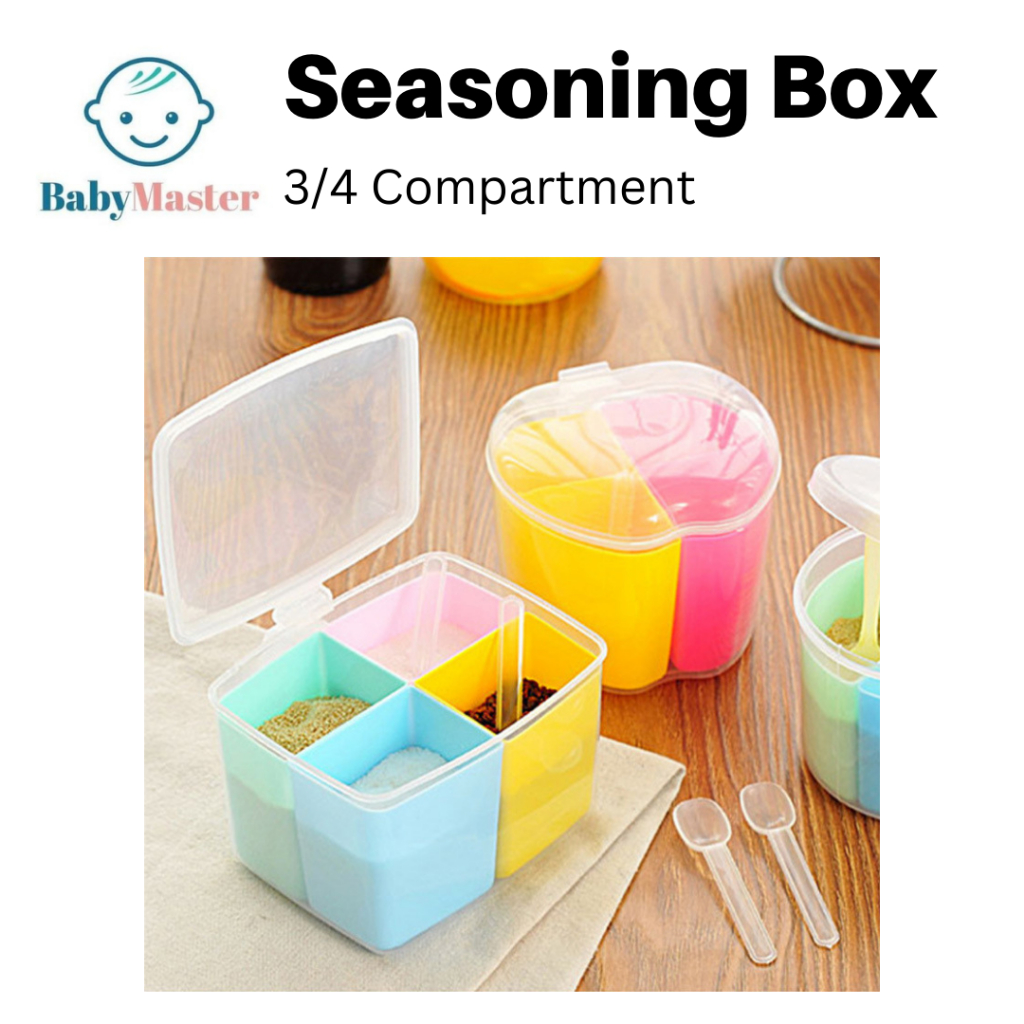 Split Condiment Box Round/Square/Apple Shape Circle Lid Combination ...
