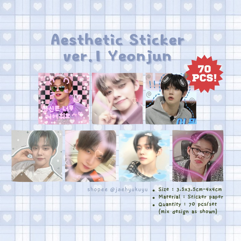 (P4) TXT Enhypen Stray kids Ateez P1Harmony Happy Mail Sticker ...