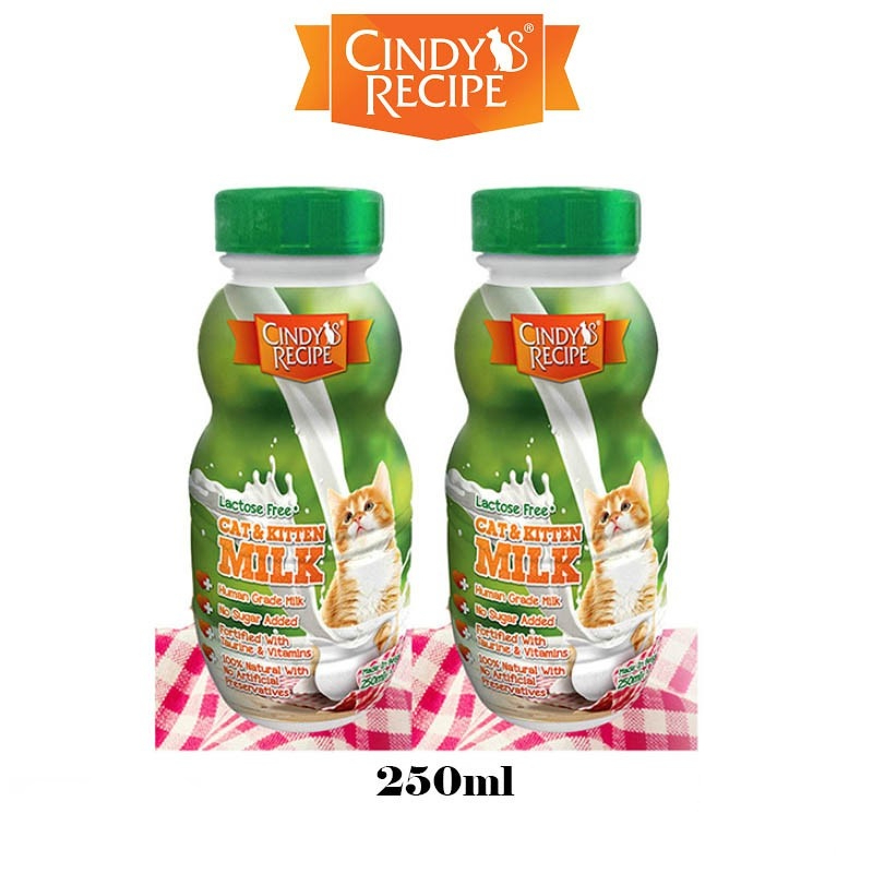 CINDY Recipe Cat & Kitten Milk / Susu Kucing (250ml) Shopee Malaysia