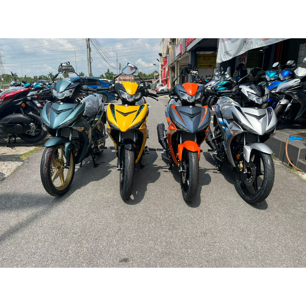 YAMAHA Y15ZR Y15 V2 MATT GREEN / ORANGE / SILVER / YELLOW BUATAN 2023 ...