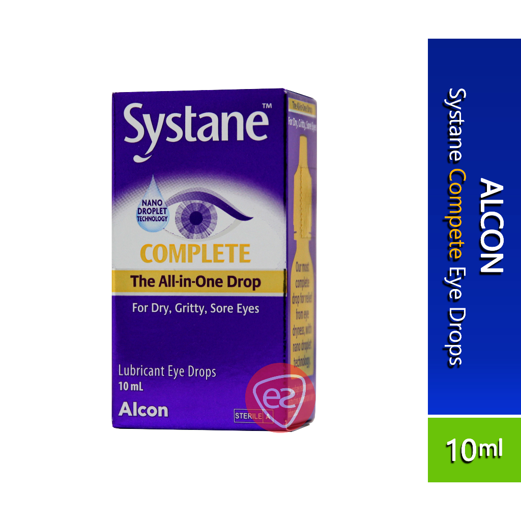 ALCON SYSTANE COMPLETE LUBRICANT EYE DROPS 10ML (THE ALLINONE DROP