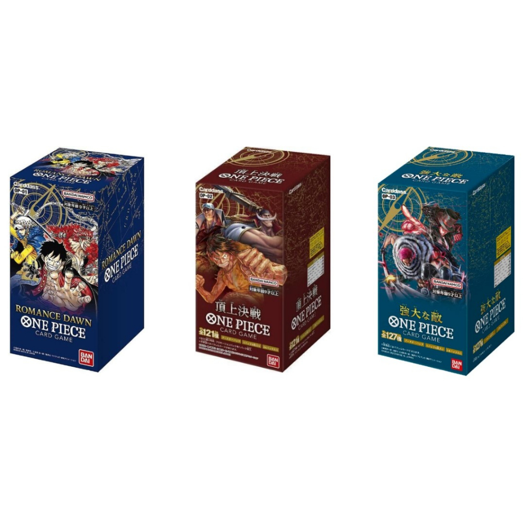 ONE PIECE CARD GAME BOOSTER BOX - OP01 / OP02 / OP03 | Shopee Malaysia