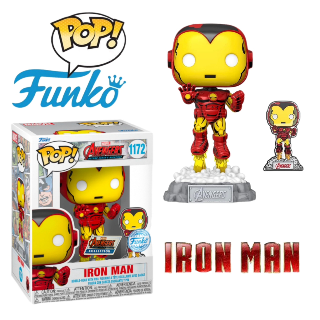 Funko Pop Vinyl Marvel Beyond Earth S Mightiest 1172 Iron Man 69060 [special Edition