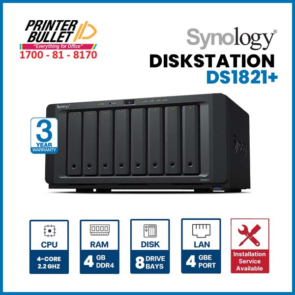 Synology Diskstation Ds1812 : SYNOLOGY DS1821+ 4 GB 3,5 Zoll extern – WDXO