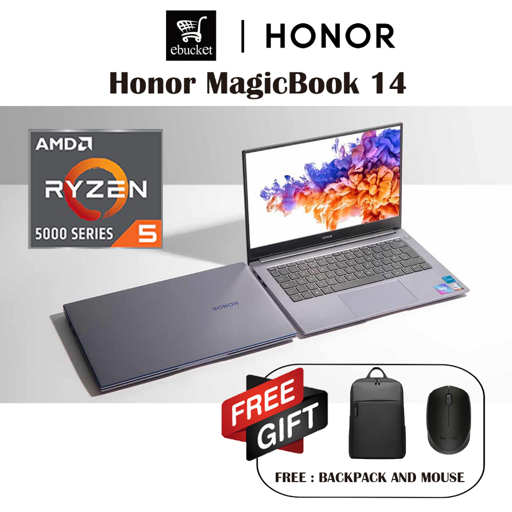 HONOR MagicBook 14 Space Grey HON-5301AAQN R5 14