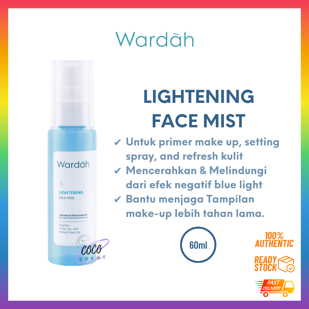 WARDAH Lightening Face Mist 60ml Shopee Malaysia