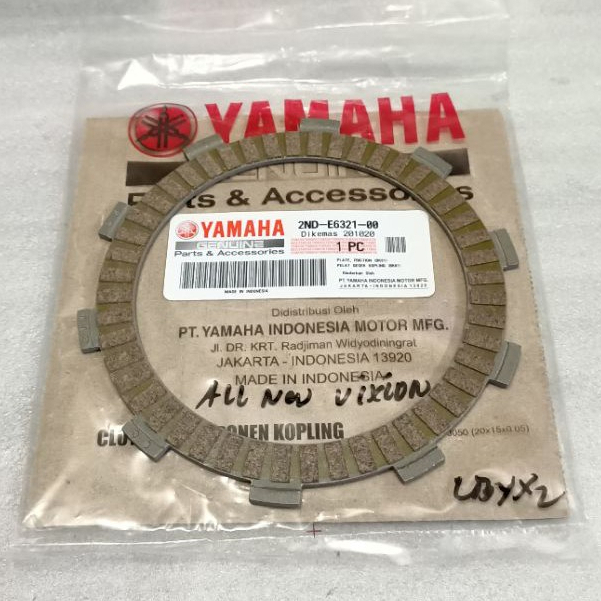 YAMAHA R15 V3 R15V3 MT15 CLUTCH PLATE FRICTION PLATE 100 ORIGINAL