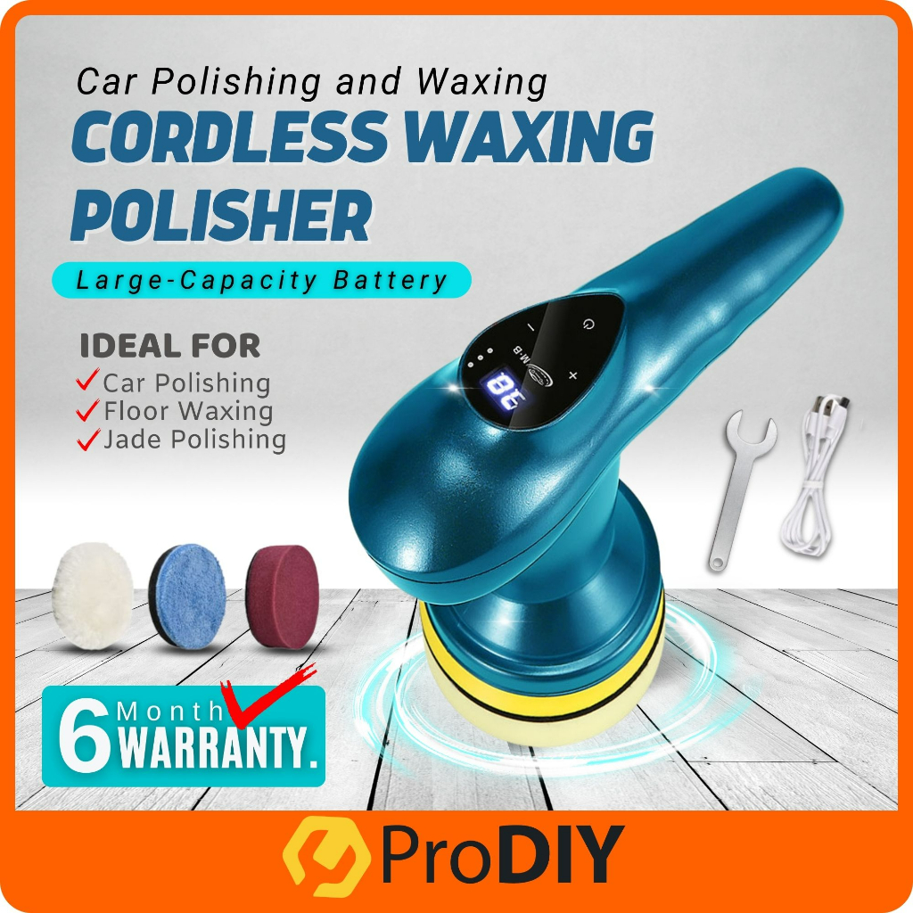 Cordless Waxing Polisher Mesin Polish Kereta Car Polisher Cordless Set