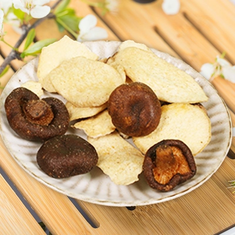 【30g200g】Shiitake Mushroom Chips Dried Mushroom Snack Dry Mushroom