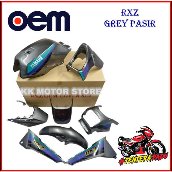 (100% OEM !!!) COVERSET RXZ BOSS OEM GREY PASIR (FULL TANAM) | Shopee ...