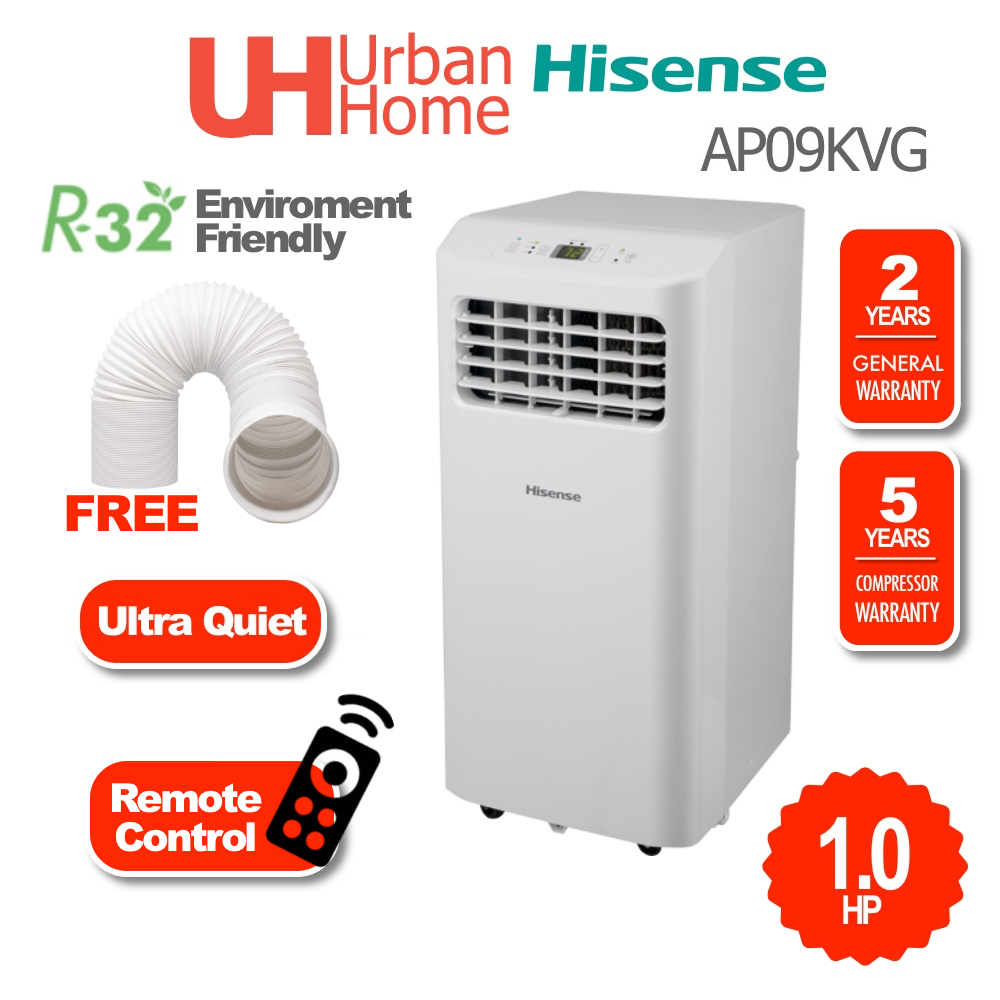 Hisense/Midea Portable AirCond Air Conditioner (1.0HP) AP09KVG / MPH