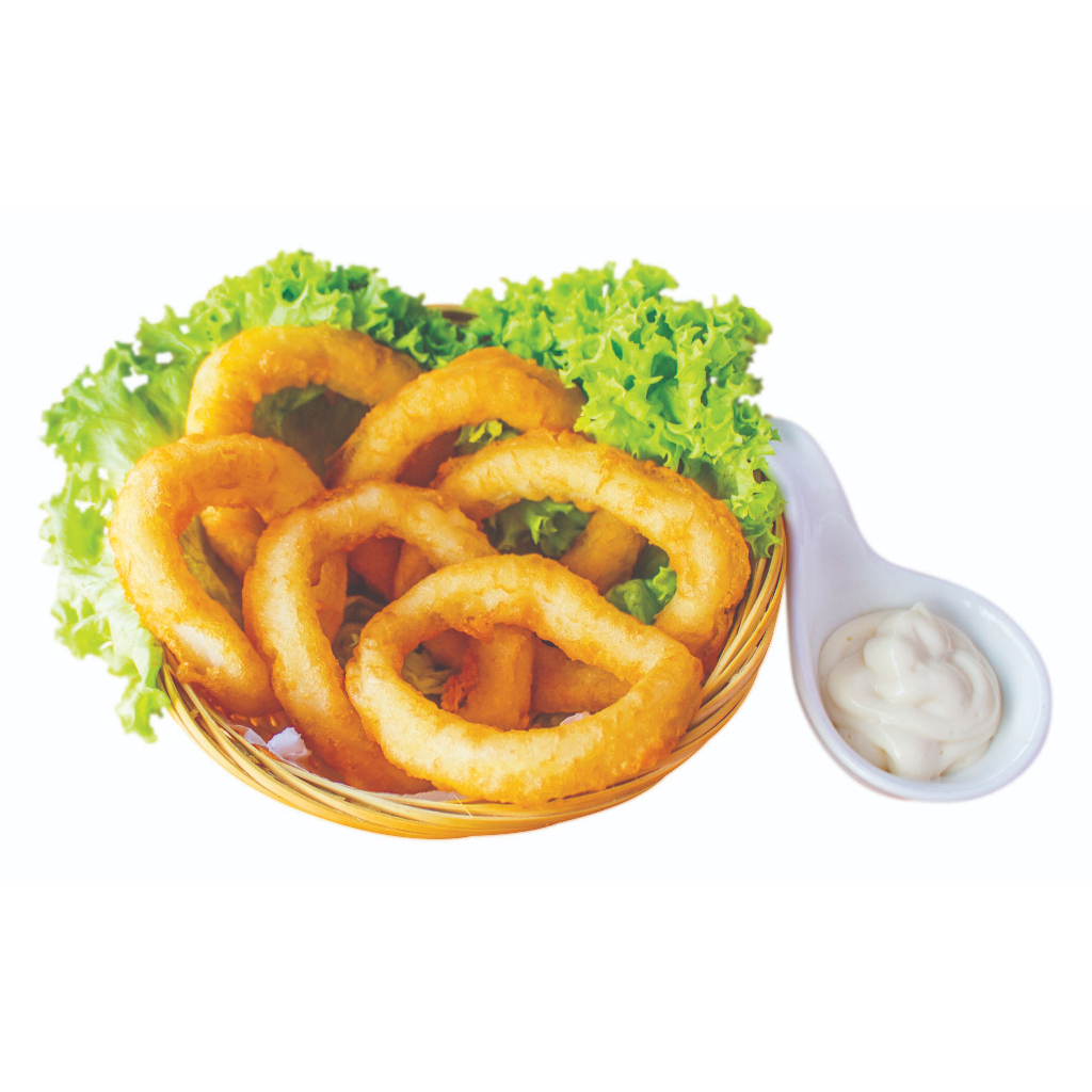 Premium Halal 1Kg Tempura Calamari Ring Squid Fritter Tempura Squid
