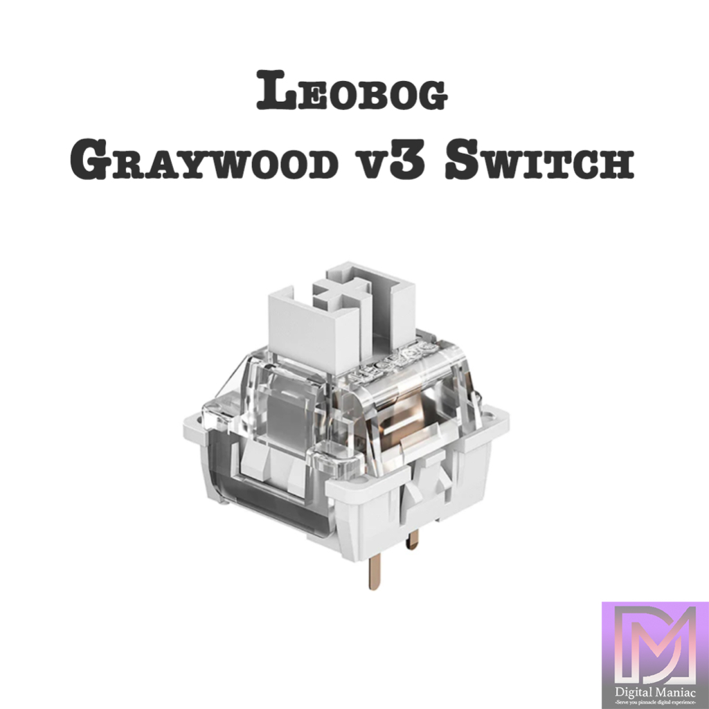 [LOCAL STOCK] Leobog Graywood v3 Switch POM Factory Lubed 3 pin Thock ...