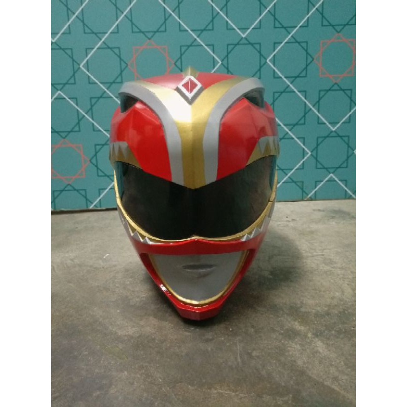 Bat In The Sun - Green Ranger Helmet (Painting Red) | Shopee Malaysia