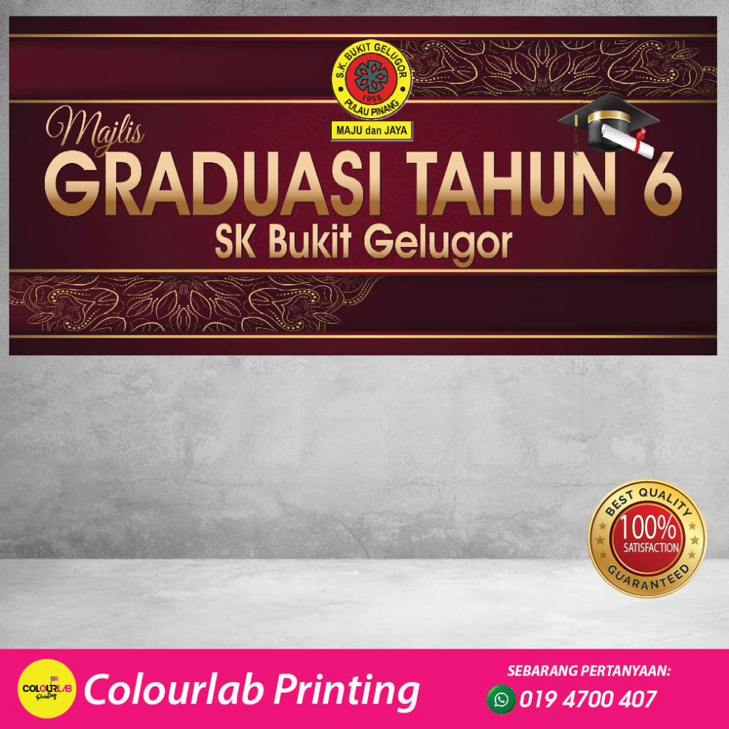 Banner graduasi tahun 6 | Shopee Malaysia