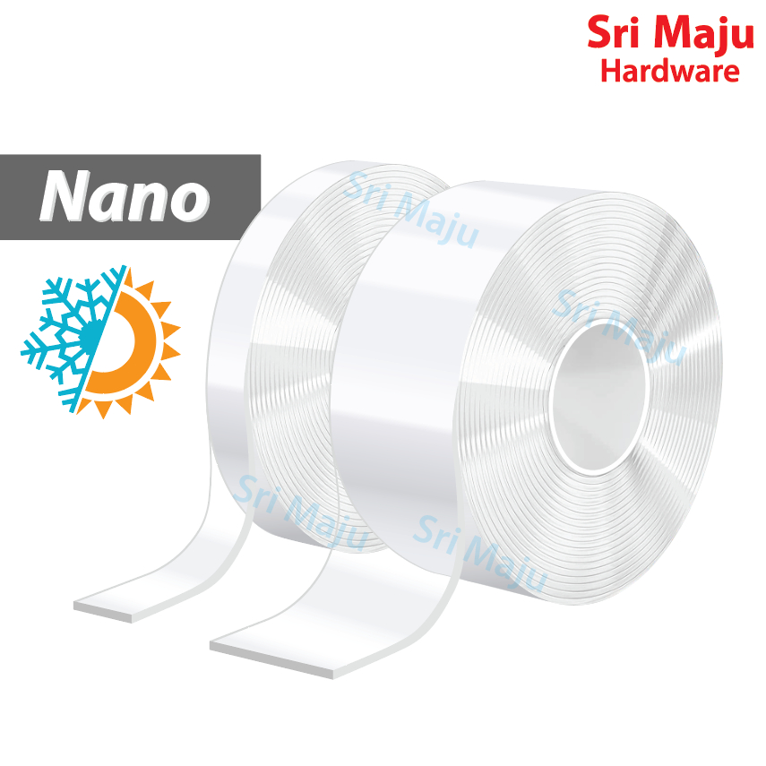 MAJU Nano Double Side Tape Strong Powerful Transparent Clear