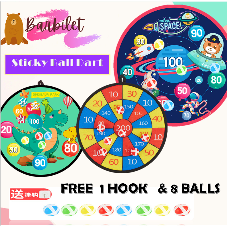 Kids Dart Sticky Ball Board Game Early Educational Learning Puzzle Game