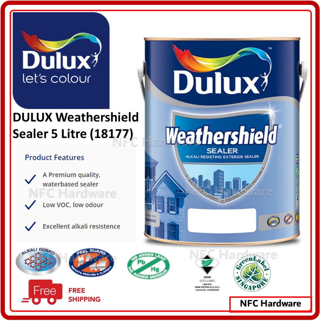 [Free Shipping] DULUX Weathershield Sealer 5 Litre (18177) (Cat Alas ...