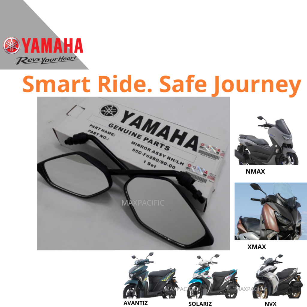 Yamaha Side Mirror NVX Avantiz Solariz NMax Motorcycle Scooter Cermin
