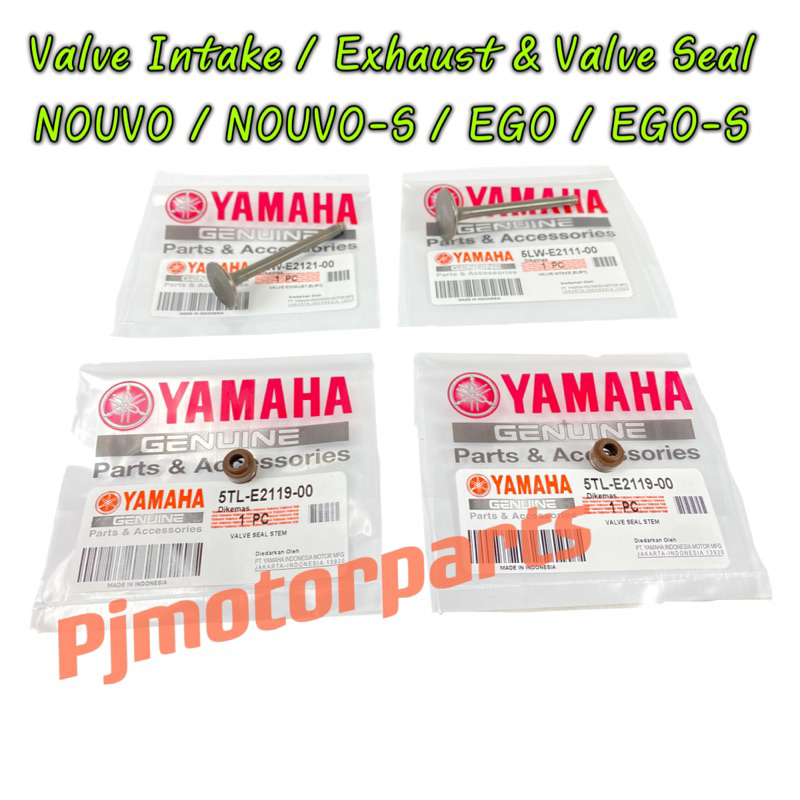 YAMAHA EGO / EGO-S / NOUVO / NOUVO-S - Engine Valve Intake Exhaust In ...