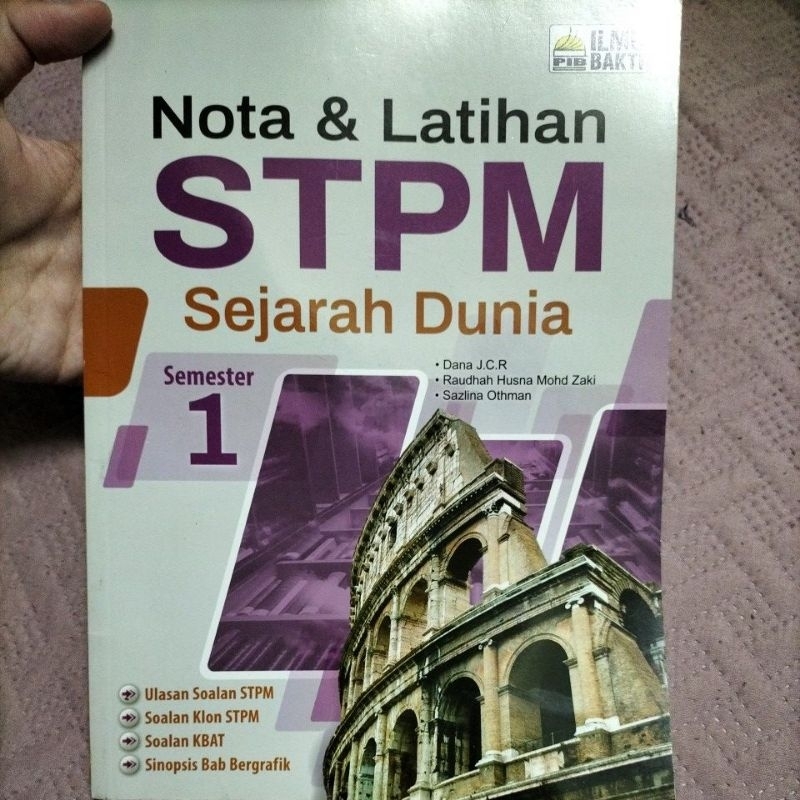 Buku Nota &Latihan STPM Sejarah Dunia Semester 1 | Shopee Malaysia