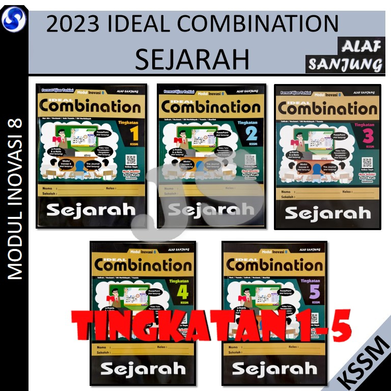2023  MODUL INOVASI 8 IDEAL COMBINATION SEJARAH TINGKATAN 1.2.3.4.5