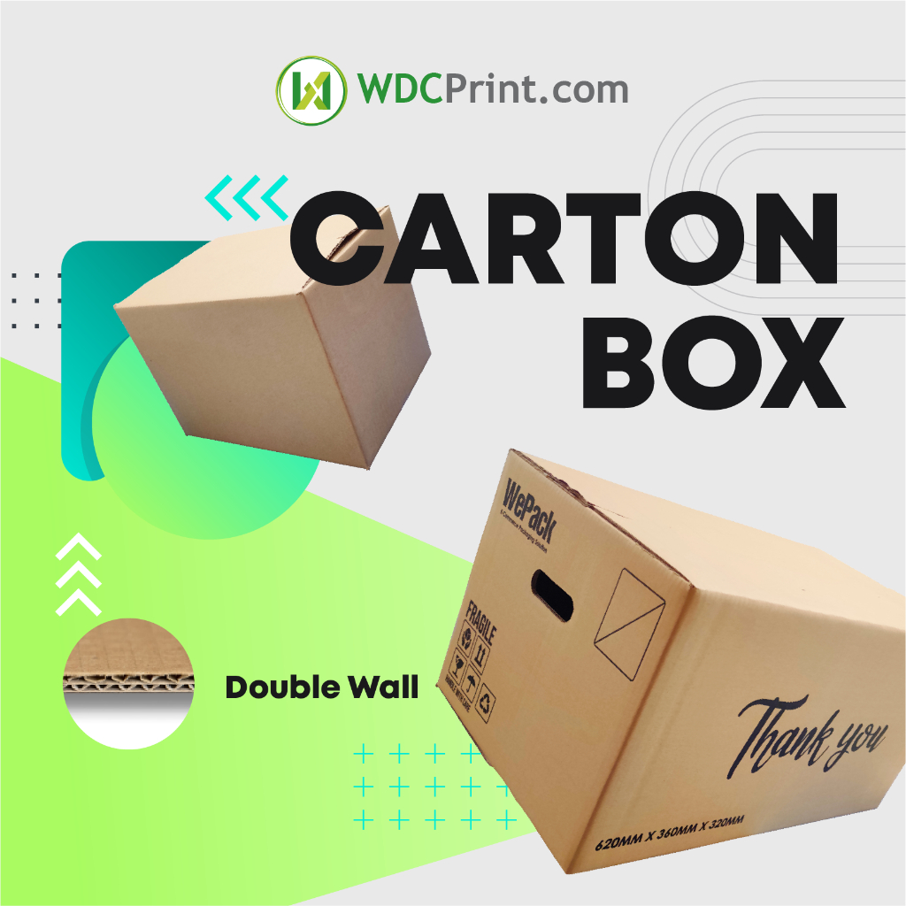 [WDCPrint] A3/L/XL Double Wall Carton Box Courier Box Kotak Karton