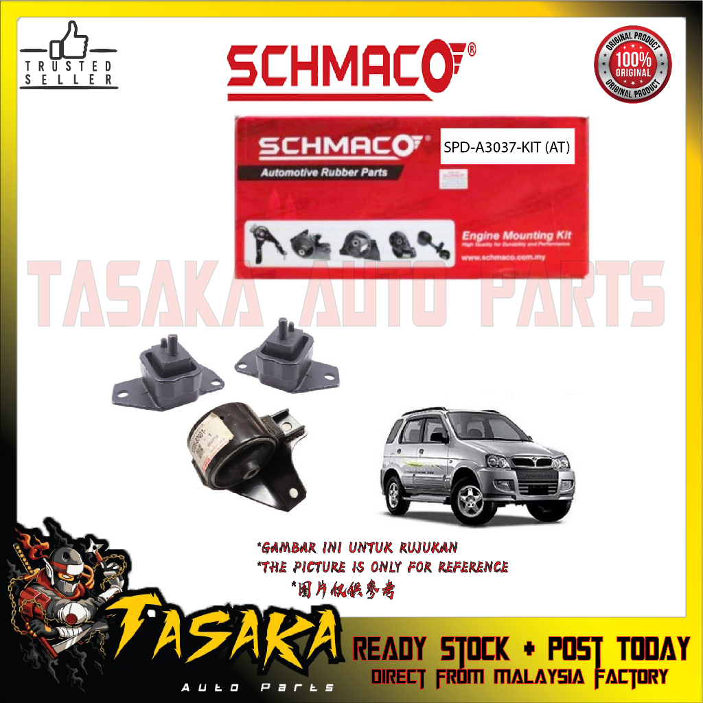 SCHMACO ENGINE MOUNTING SET PERODUA KEMBARA 1.3 DVVT - SPD-A3037-KIT ...