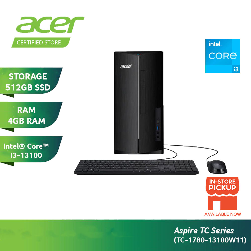 ACER ASPIRE TC178013100W11 / TC178013100W11DESKTOP PC ( I313100
