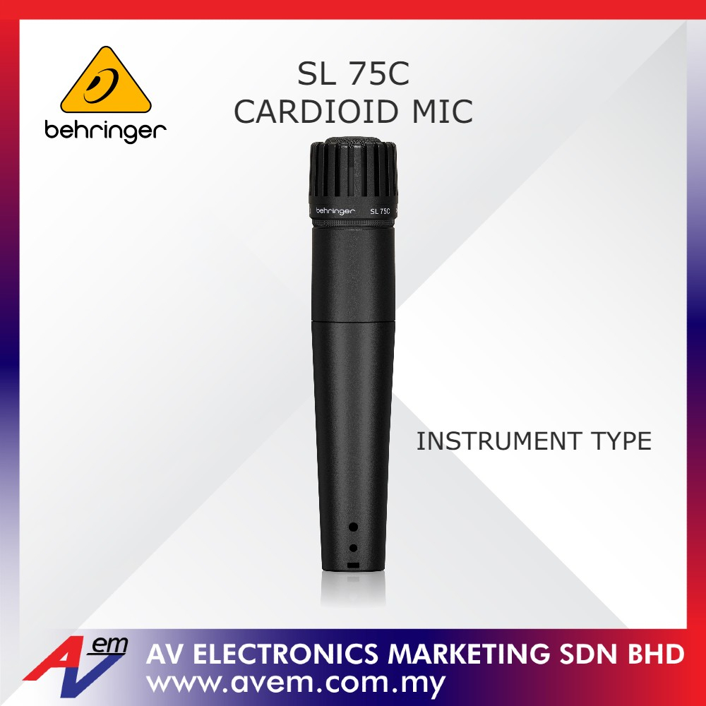 BEHRINGER SL 75C Dynamic Cardioid Microphone Shopee Malaysia