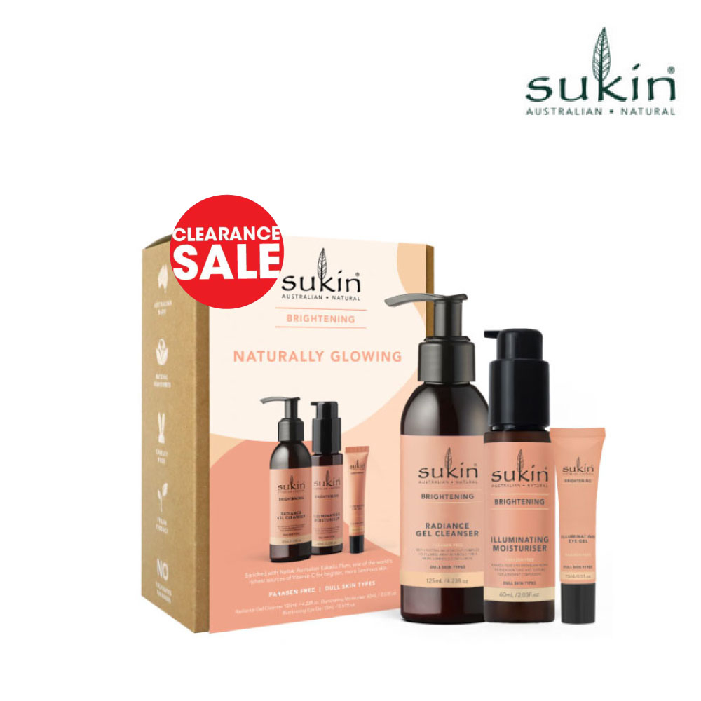 (CLEARANCE) Sukin Brightening Naturally Glowing Gift Set Expiry 2/