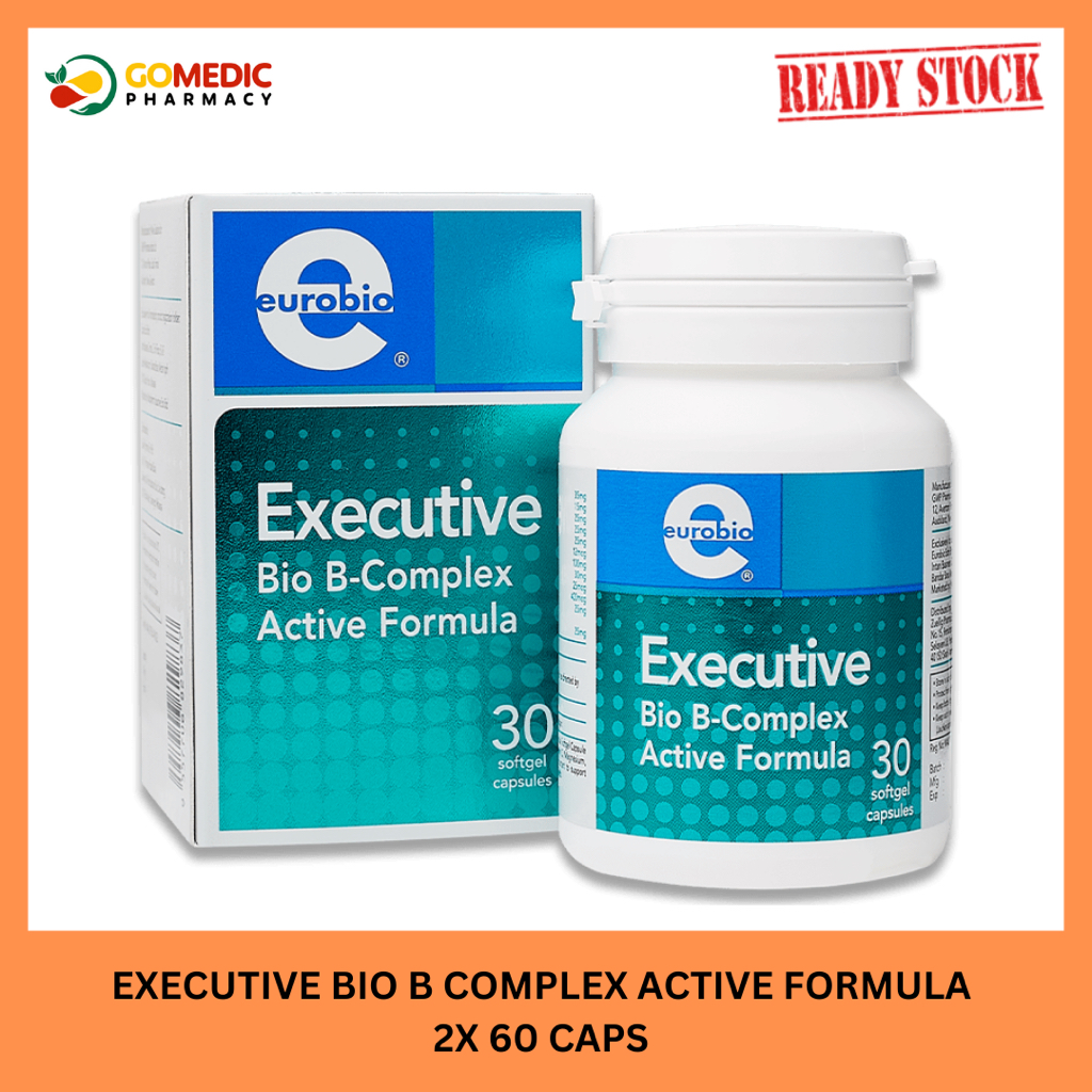 EUROBIO EXECUTIVE BIO B COMPLEX ACTIVE FORMULA/ VITAMIN B SUPPLEMENT