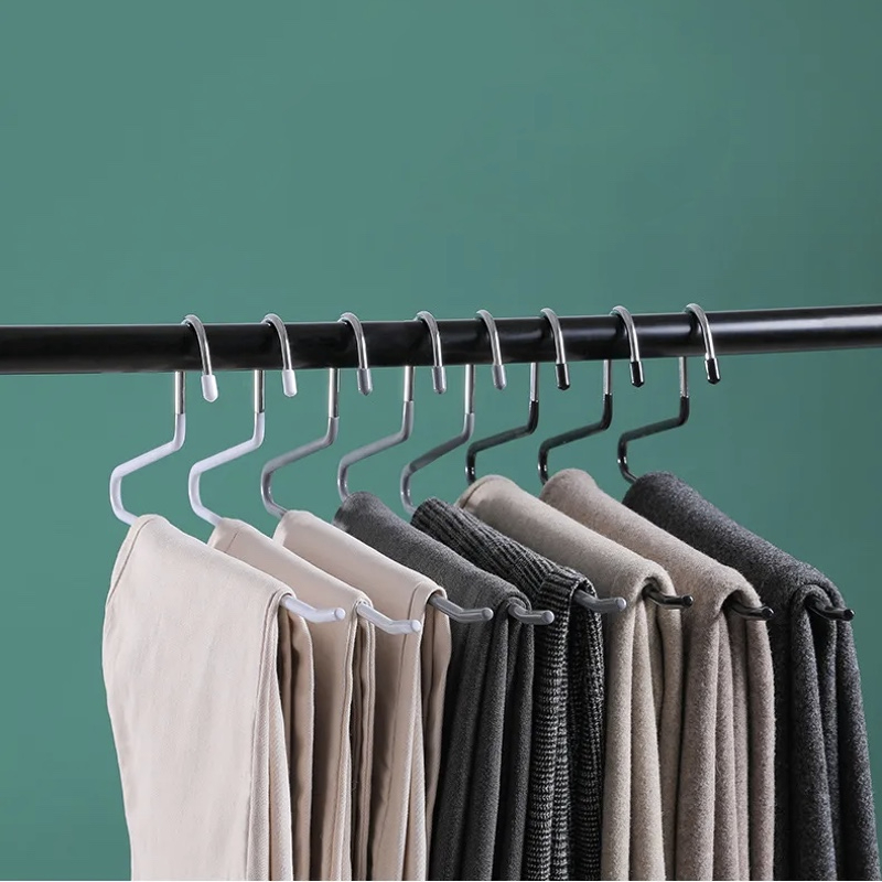 Stainless Steel S-shaped Durable Space Saving Metal Jeans Hangers L ...