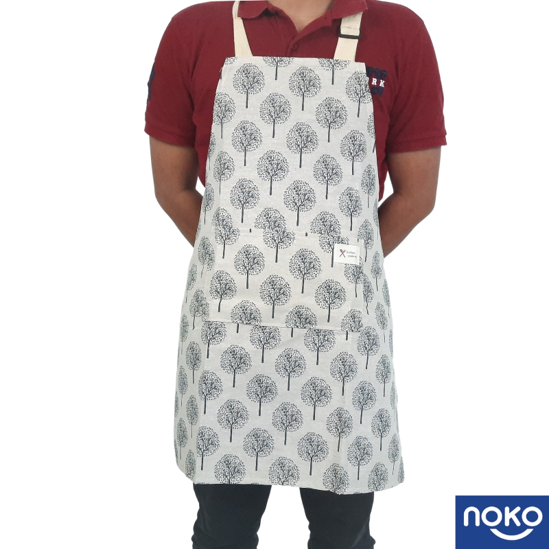 NOKO Cotton Linen Adult Apron | Shopee Malaysia
