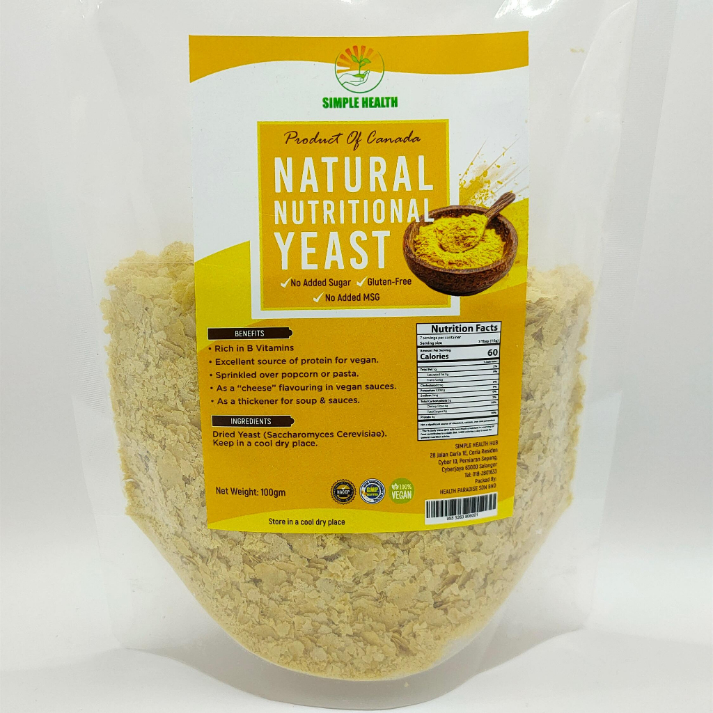 Natural Nutritionall Yeast (Vegan) Sugar Free Natural Dairy Free ...