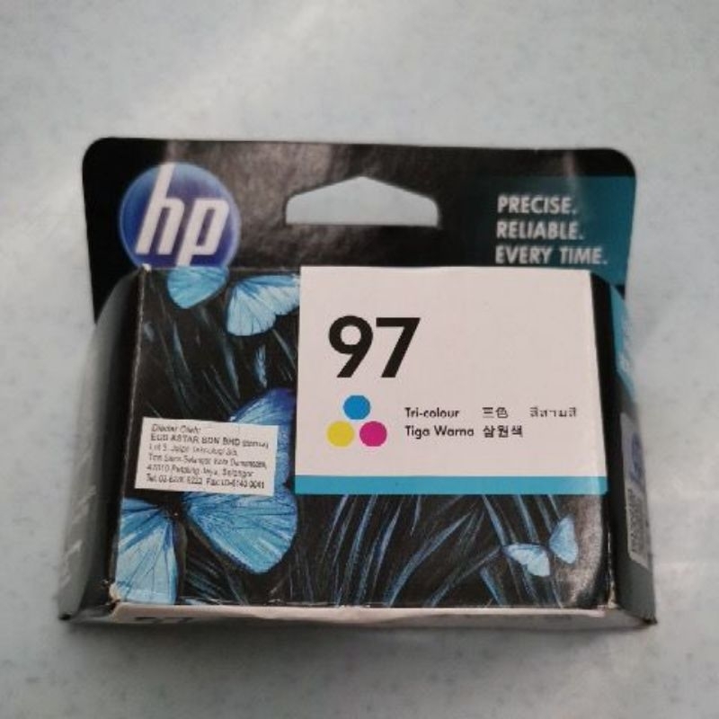 Tri colour HP 97 ink cartridge (ORIGINAL) | Shopee Malaysia