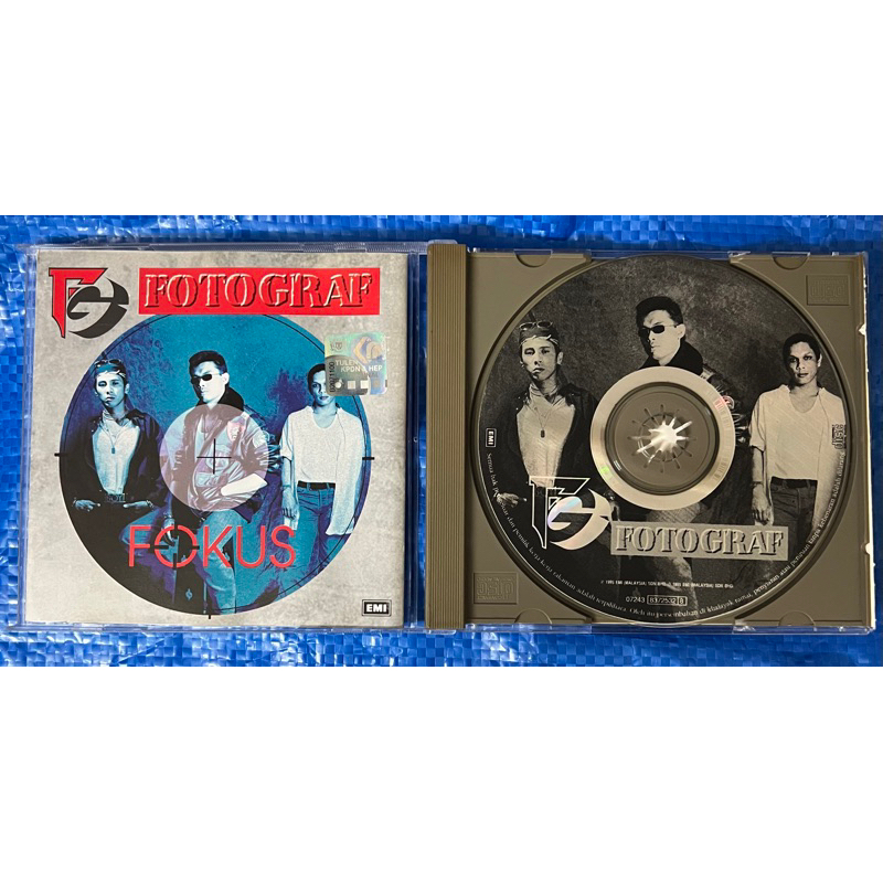 CD Fotograf - Fokus (Luka Seribu Rindu) Shamrin pop rock kapak EMI ...