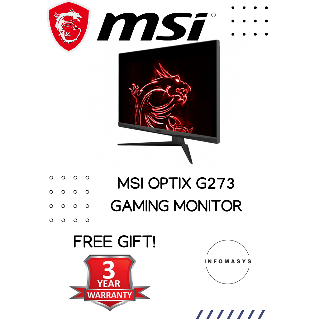 MSI Optix G273 Gaming Monitor | Shopee Malaysia