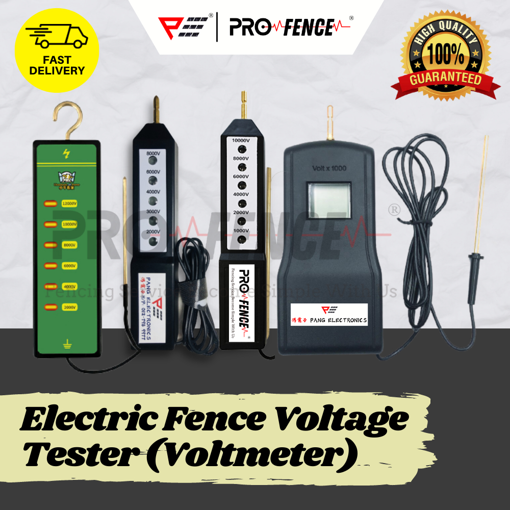 Pro Fence Electric Fence Tester Digital Tester Voltage Tester Voltmeter