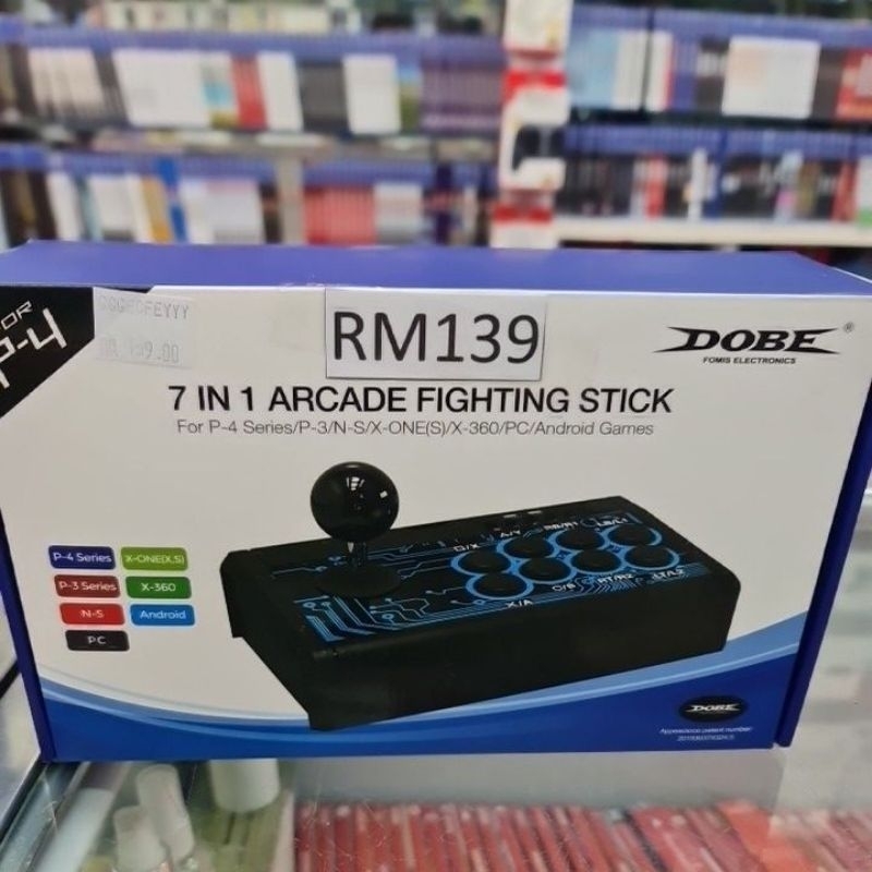 PS4 DOBE 7IN1 ARCADE FIGHTING STICK NEW AND SEALED | Shopee Malaysia