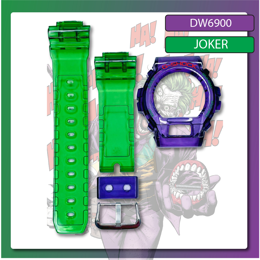 Bnb Gshock Dw6900 Joker (NO TERM COD) BNB DW6900 JELLY CLEAR JOKER SET