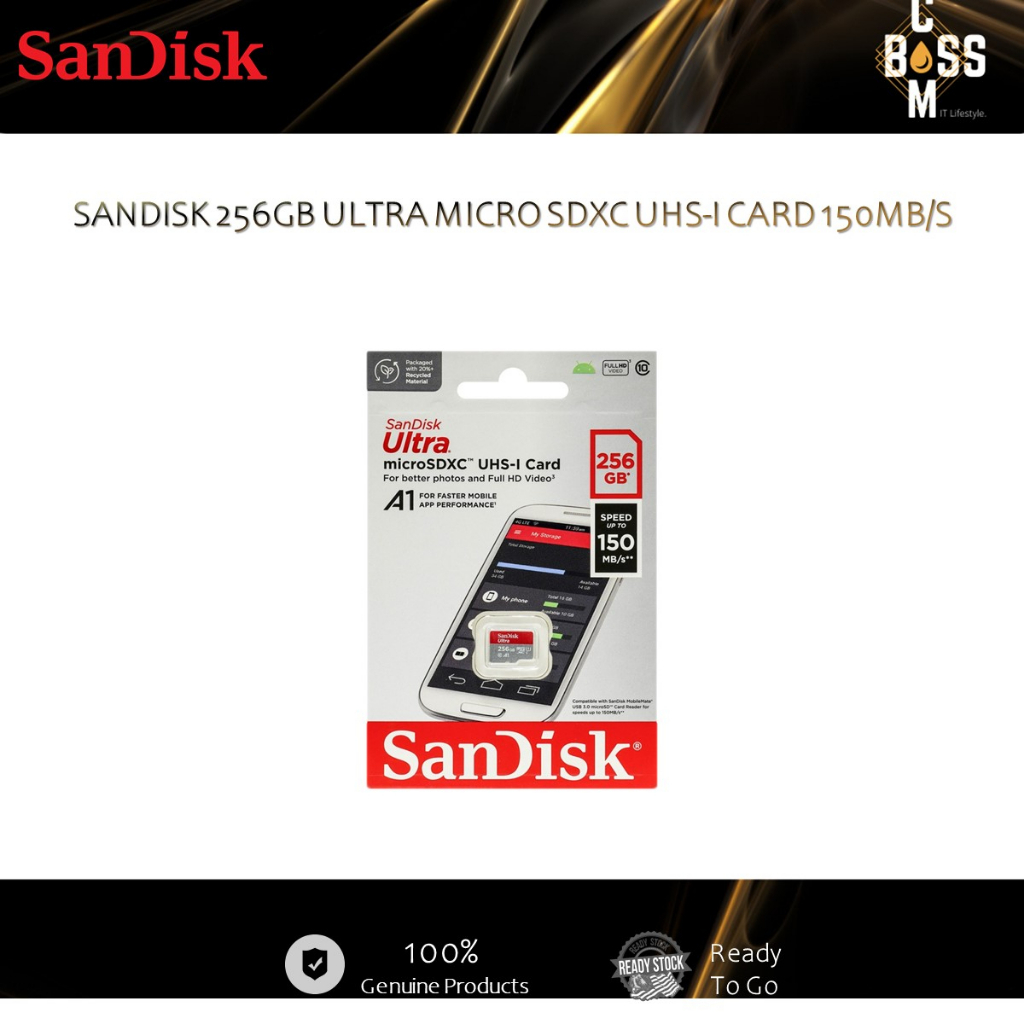 SANDISK 256GB ULTRA MICRO SDXC UHS-I CARD 150MB | Shopee Malaysia