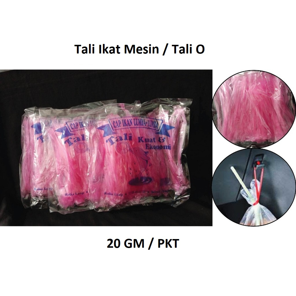 Tali O Tali Rafia Ikat Tepi Plastic String Rope O String Rafia Loopplastik Air Bungkus 5293