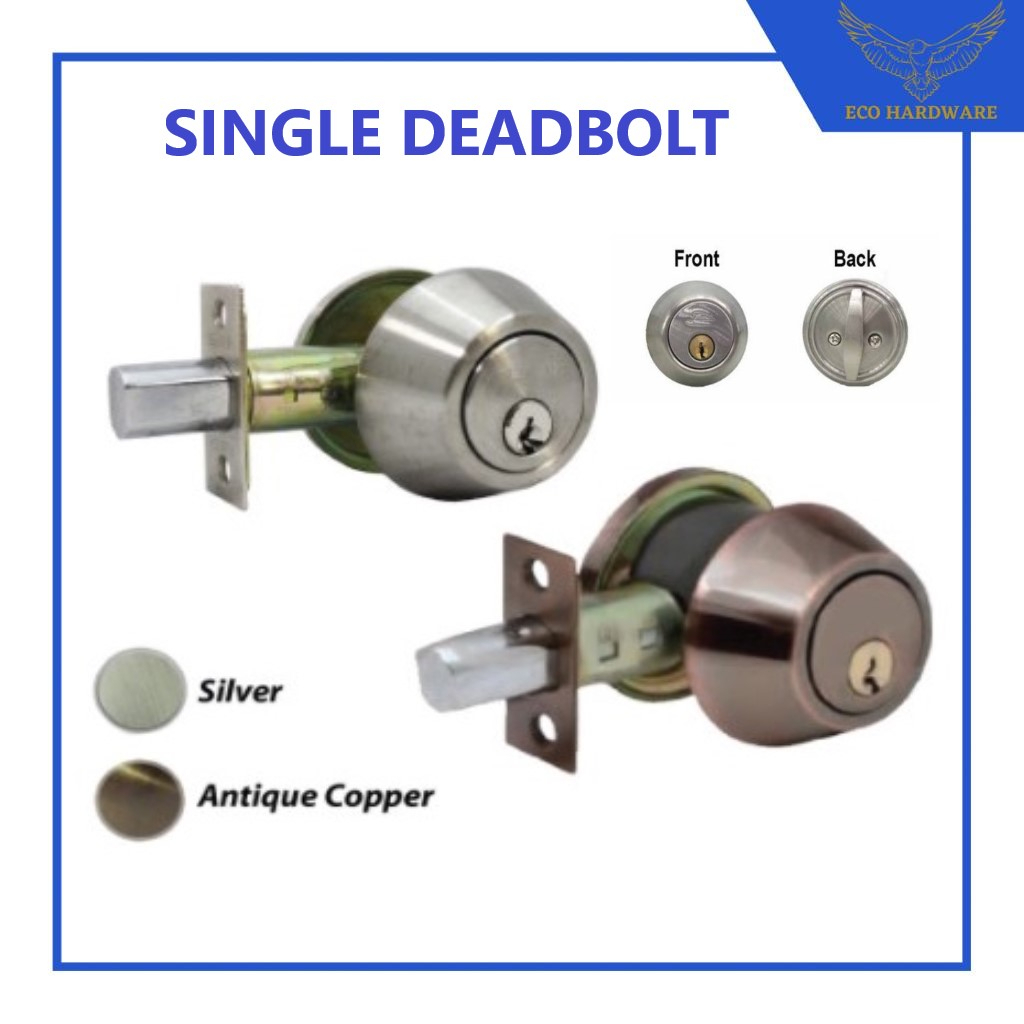 Navato Dead Bolt Lock Set Stainless Steel Full Brass Lock Cylinder ...