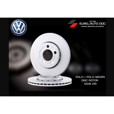 (100% ORI) VOLKSWAGEN POLO / POLO SEDAN / VENTO FRONT DISC ROTOR ...